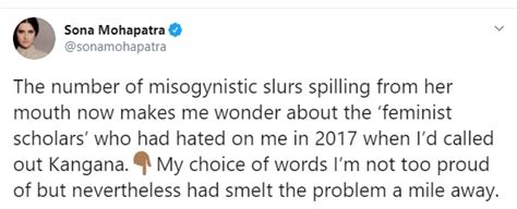 Sona Mohapatra Slams Kangana Ranaut For Using Sushants Death Worst Act Of Opportunism India
