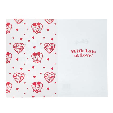 Buy Disney Valentines Day Card One I Love Mickey And Minnie For Gbp 1