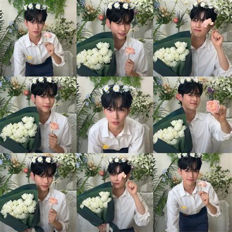 Hanbin Day 🐱🎂 On Twitter Our Prettiest Flower Boy Sung Hanbin 🥺