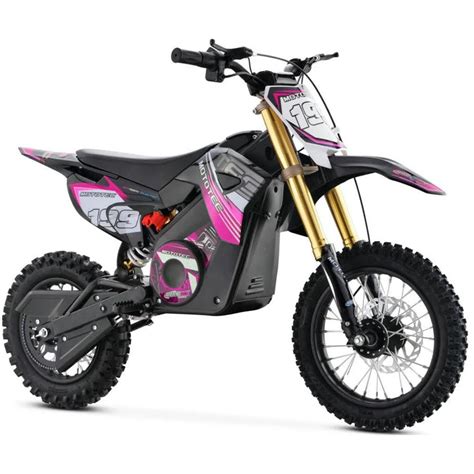 Mototec 36v Pro Electric Dirt Bike 1000w Lithium Pink Chargefr