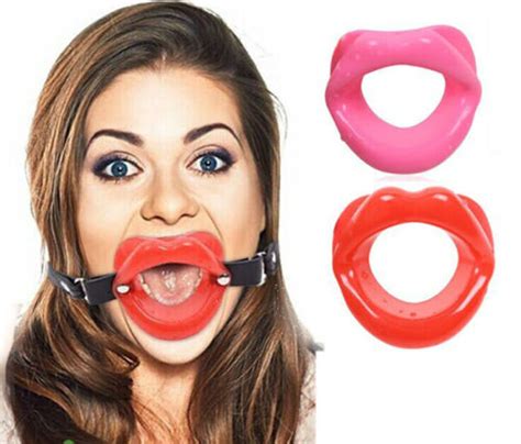 Sexy Oral Open Mouth Toys Bondage Lips O Ring Restrait Open Mouth Gag