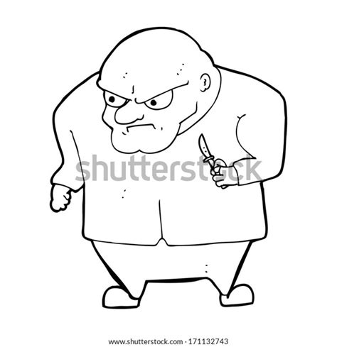 Cartoon Evil Man Stock Vector Royalty Free 171132743 Shutterstock