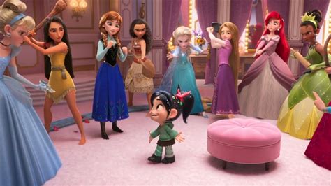 Vanellope Meets Disney Princesses Wreck It Ralph Ralph Breaks The Internet Animated