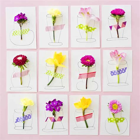 10 Beautiful Flower Art Projects For Kids Hello Wonderful