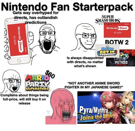 Nintendo Fan Starterpack R Starterpacks Starter Packs Know Your Meme