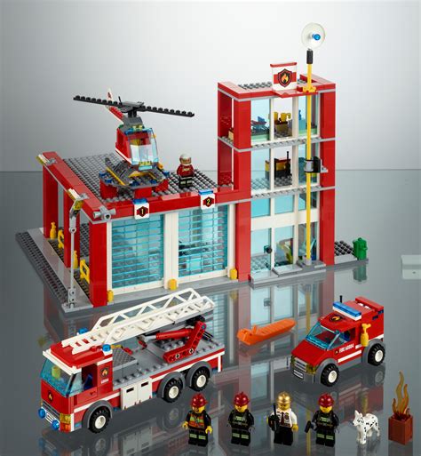 Lego City Fire Station 60005 Lego City Fire Lego City Fire Station