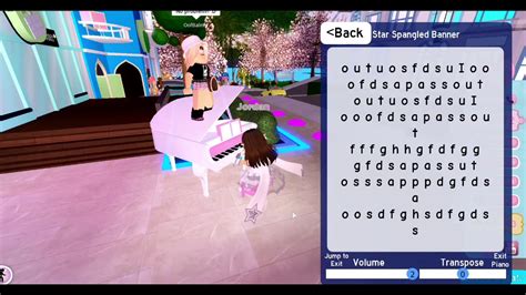 Star Spangled Banner on roblox royale high piano - YouTube