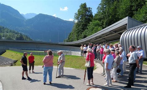 Darum geht es auf dieser seite: Führungen an der Kunsteis Bob & Rodelbahn am Königssee