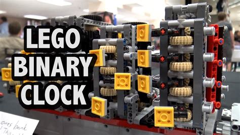 Lego Technic Binary Clock Brickcon 2016 Youtube