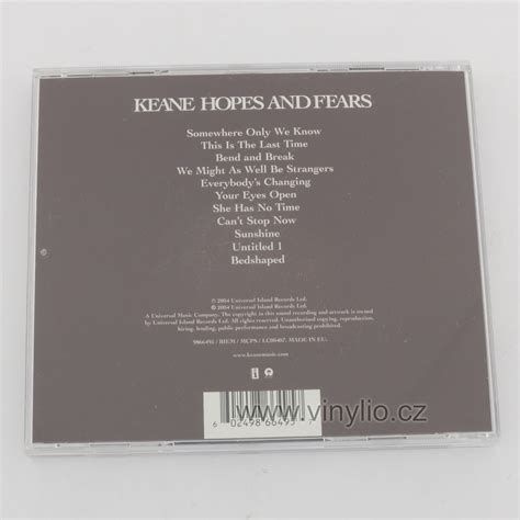 Keane Hopes And Fears Cd Vinyliocz Internetový Obchod S
