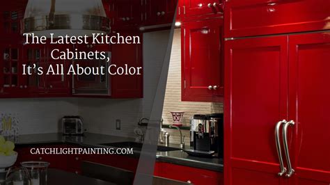 The Latest In Kitchen Cabinets Its All About Color Syndication Cloud