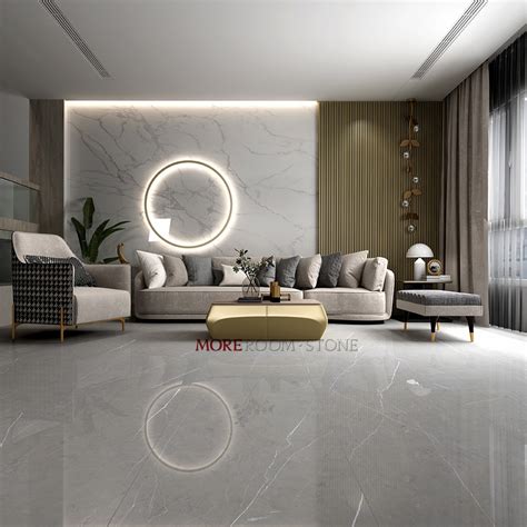 China Living Room Flooring Design Pietra Light Grey