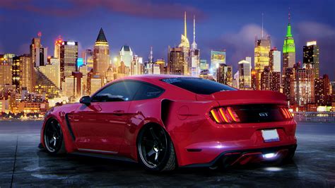 Red Mustang Wallpapers Top Free Red Mustang Backgrounds Wallpaperaccess