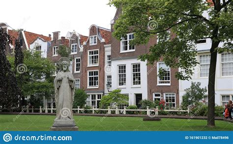 Begijnhof The Courtyard Of The Beguines In The City Center A N