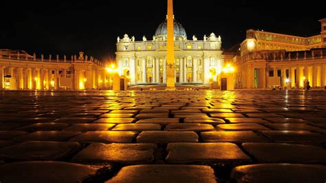 Hd Pics Photos City Vatican City Night Light Desktop Background Wallpaper