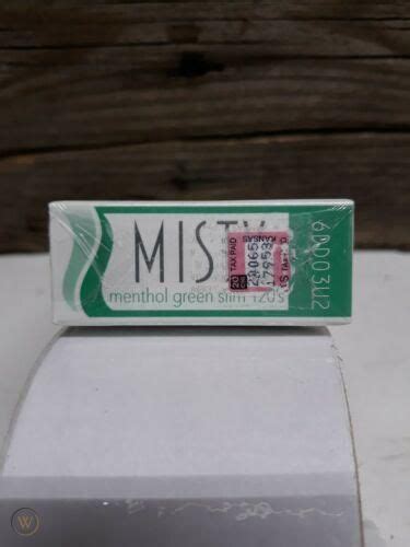 33 Misty Slims Cigarettes Vintage Menthol 120s 3822880950