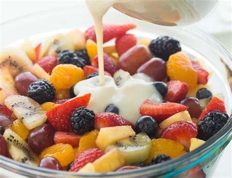 Salade de fruits et vinaigrette à la vanille Facile santé et