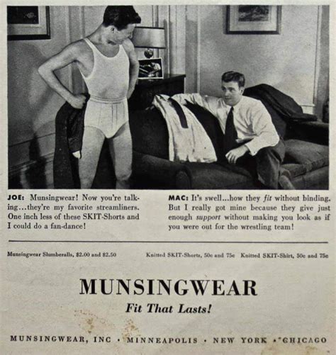 Am I Imagining The Subtext In This Vintage Underwear Ad Are Joe And Mac Roommates R Gaybros