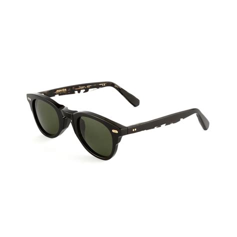 Amarcord Collection Vittorio Unisex Sunglasses Black Green