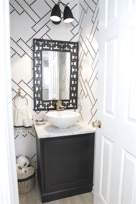 Find bathroom vanity lighting at claxy. My new custom black and gold vanity light | Small bathroom ...