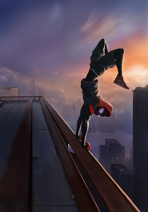 I Painted Miles Morales Because I Enjoyed That Movie So Much Rmarvel