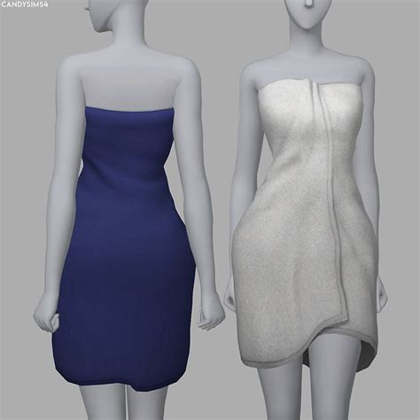 Harmony Towel Candysims Sims 4 Clothing Sims 4 Dresses Sims Mods