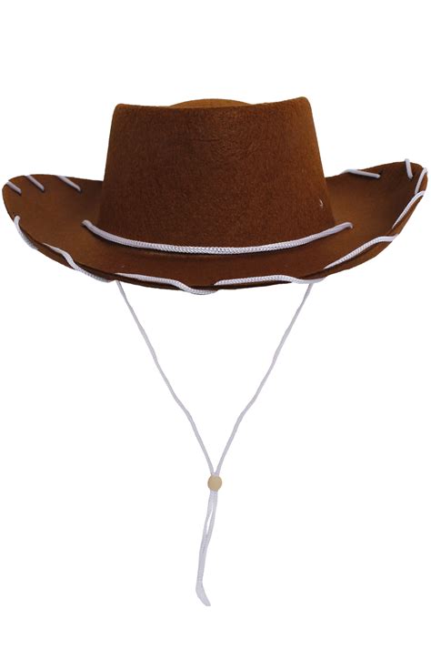Childs Brown Cowboy Hat I Love Fancy Dress