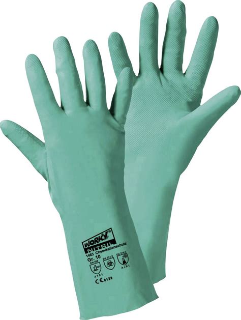 Ld 1463 9 Kemi Nitrile Chemical Resistant Glove Size Gloves 9 L En