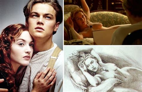 Kate Winslet Titanic Drawing Scene Original