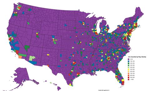 Population Density Map Of The United States Living Room Design 2020