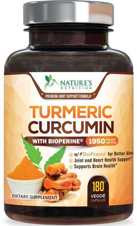 Buy Turmeric Curcumin With Bioperine Supplement Curcuminoids Mg
