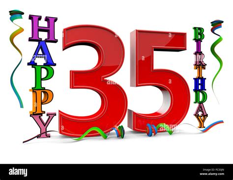 Thirty Five 35 Years Anniversary Hi Res Stock Photography And Images