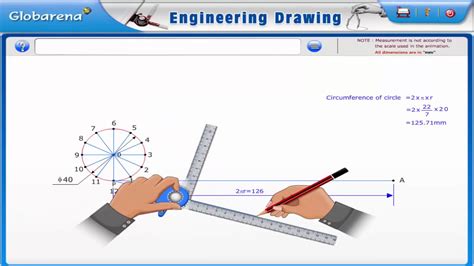 Engineering Drawing Conic Section Cycloid 1 Youtube