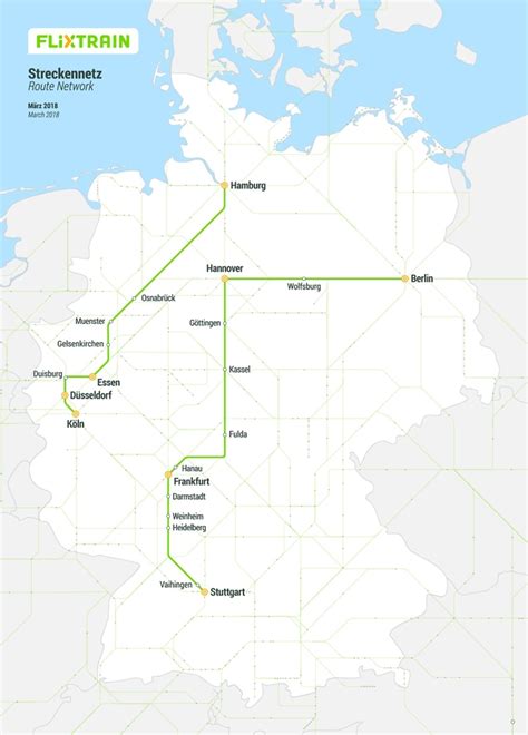 Mit Diesem Streckennetz Flixbus Macht Der Bahn Mit Flixtrain Konkurrenz