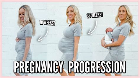 Pregnancy Transformation Week By Week Progress Olivia Zapo Youtube