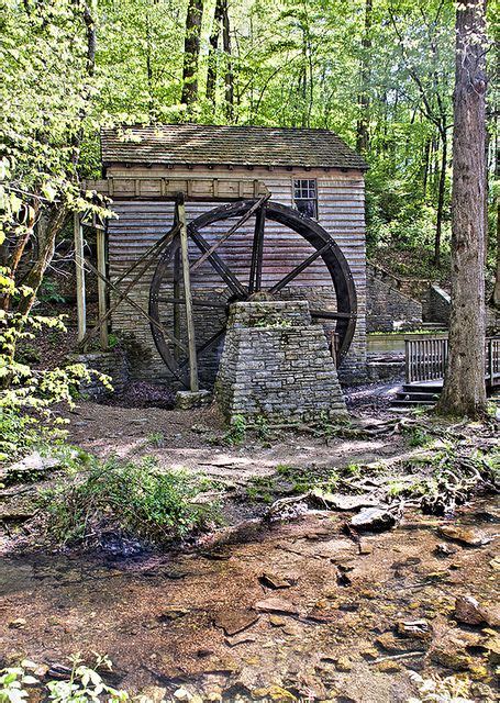 Norris Grist Mill 1 Windmill Water Water Wheel Water Mill