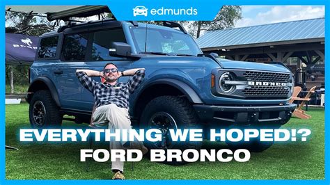 2021 Ford Bronco First Drive On And Off Road Capability Whats New