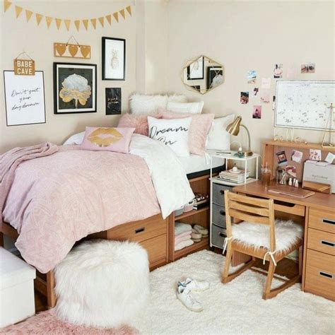 21 Inspiring Dorm Room Ideas In 2020 Cozy Dorm Room Dorm Room