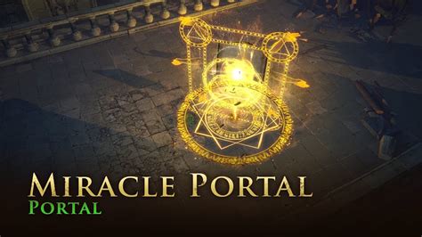 Path Of Exile Miracle Portal Effect Youtube