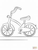 Bicycle Coloring Bike Printable Sheet Bicycles Colouring Para Colorear Template Templates Dibujo Transportation sketch template