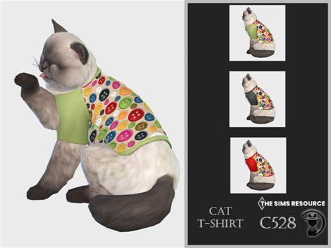 Cat T Shirt C528 By Turksimmer At Tsr Sims 4 Updates