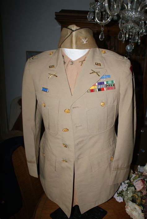 Us 5th Army Colonel Tropical Summer Dress Wwii Collectibles Military Uniform Military