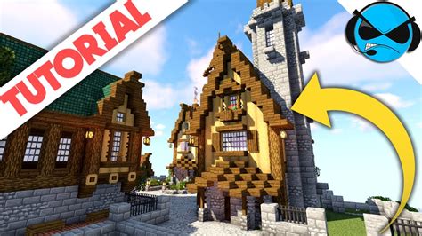 Minecraft How To Build A Medieval Tower House Tutorial Youtube