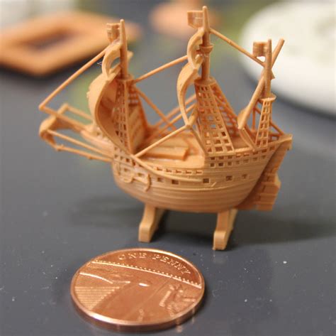 A Tiny 3d Printed Pirate Ship I Found In Work Pics