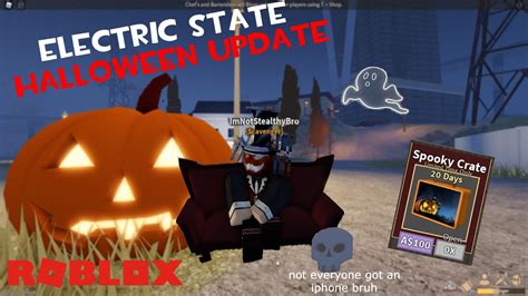 Electric State Darkrp Halloween Update Roblox Youtube