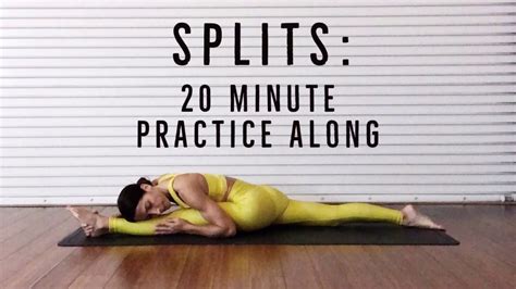 Splits Practice Learn How To Do Splits And Techniques To Go Deeper