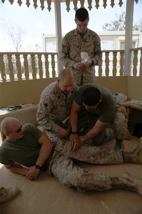 Rct Marines Learn Combat Lifesaving Skills Nd Marine Division Stories
