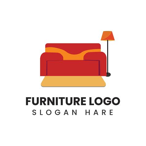 Modern Home Furniture Logo Design Vector Template 22677847 Vector Art