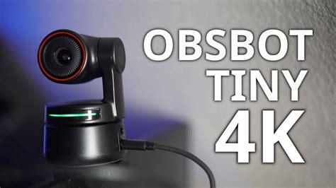 Obsbot Tiny 4k Webcam Review Features Tests And Comparison Youtube