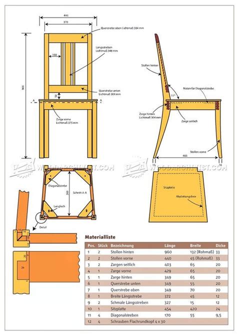 Display cabinet woodworking plans free woodworking plan drawing software you decide on the style, design, wood species, budget and type and … there are plenty of places to get collection one combines chunky wood frames and natural textiles. 1706 Dining Chair Plans - Furniture Plans and Projects ...
